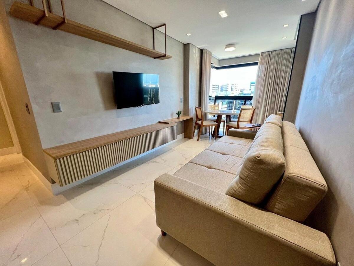 Edificio Sky Concept - Apt 1003 - Quarto E Sala Com Ar Condicionado, Piscina, Academia, Area Kids, Proximo A Praias Turisticas E Bares Badalados Maceio  Luaran gambar
