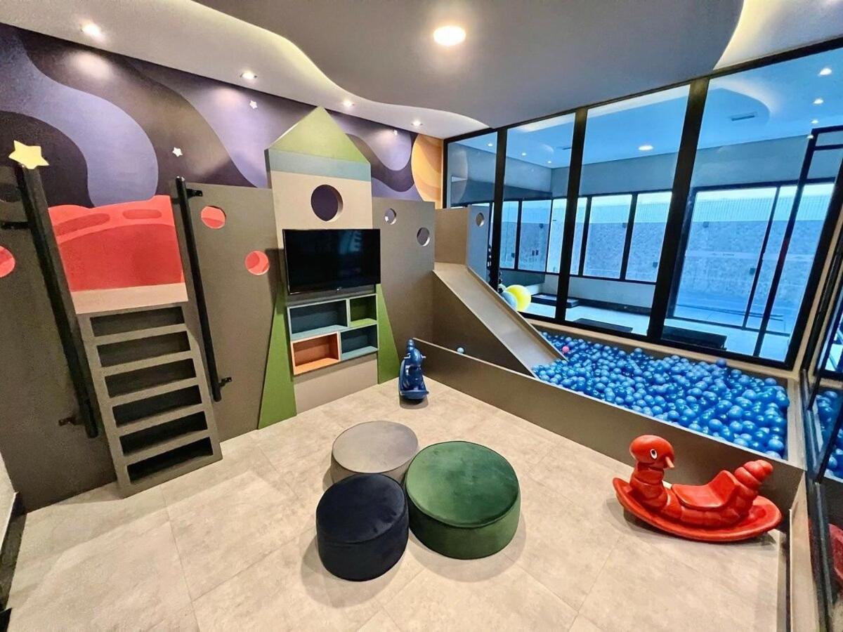 Edificio Sky Concept - Apt 1003 - Quarto E Sala Com Ar Condicionado, Piscina, Academia, Area Kids, Proximo A Praias Turisticas E Bares Badalados Maceio  Luaran gambar